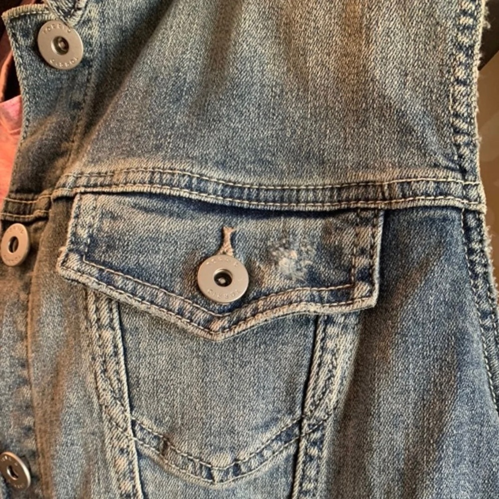 Distressed MidDrift Jean Jacket - Picture 6 of 6